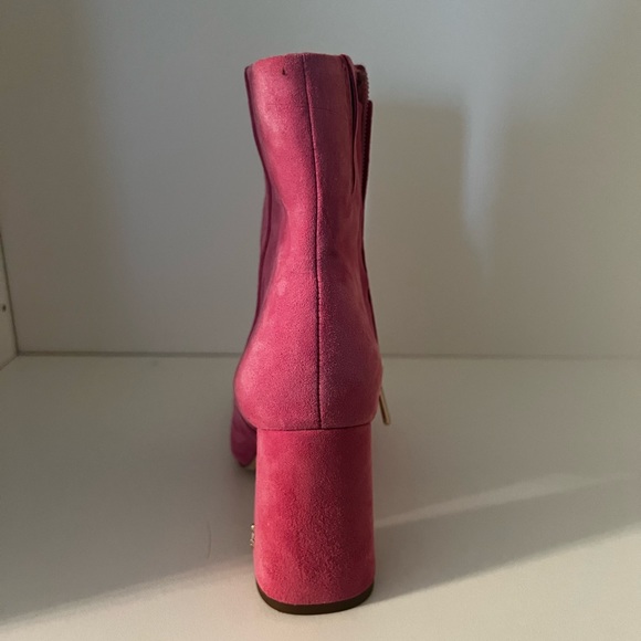 Sam Edelman Pink Fawn Ankle Booties - Picture 3 of 6